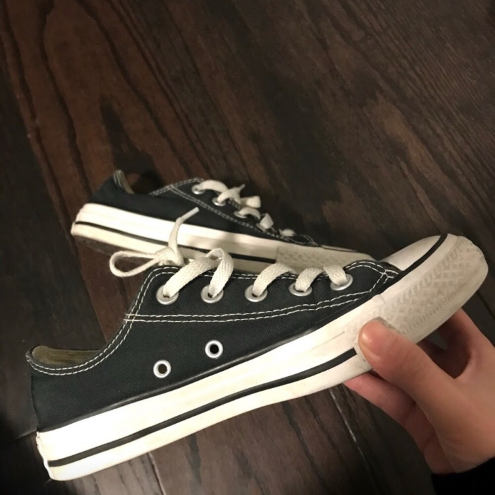 Black Low Top Converse